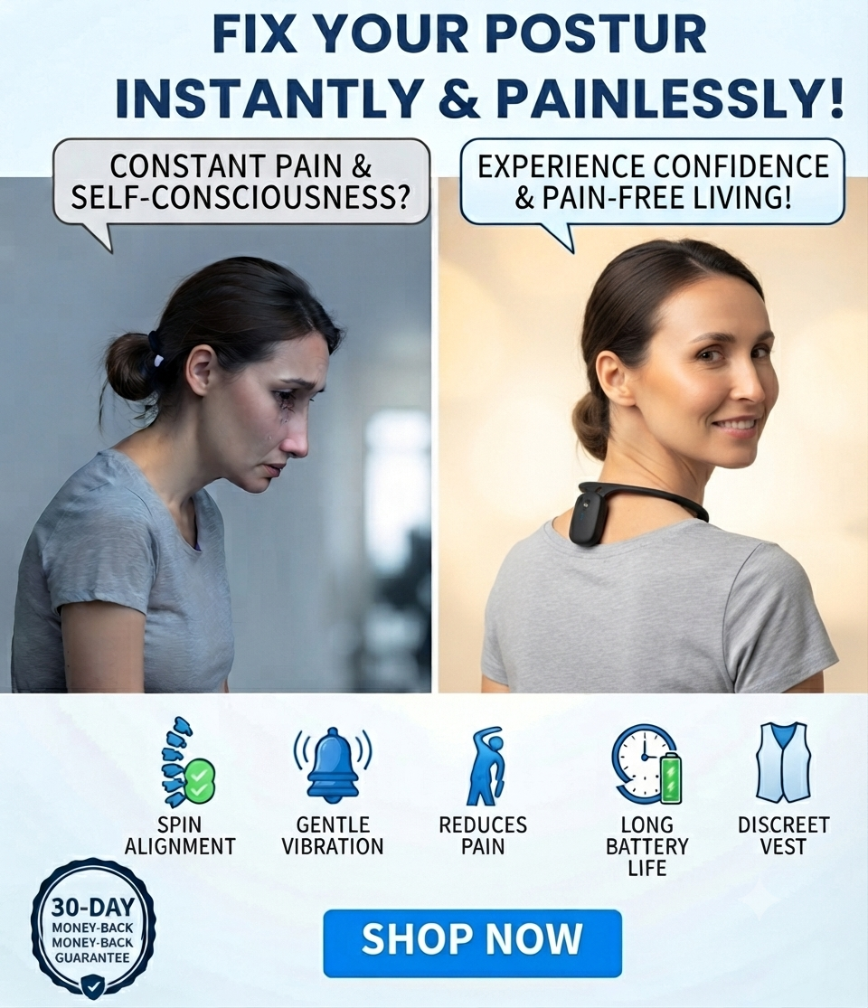 Smart Posture Corrector Stand taller and feel more confident with a smart posture corrector designed for all-day wear. It gently reminds you to reset your posture throughout the day, helping you build better habits.