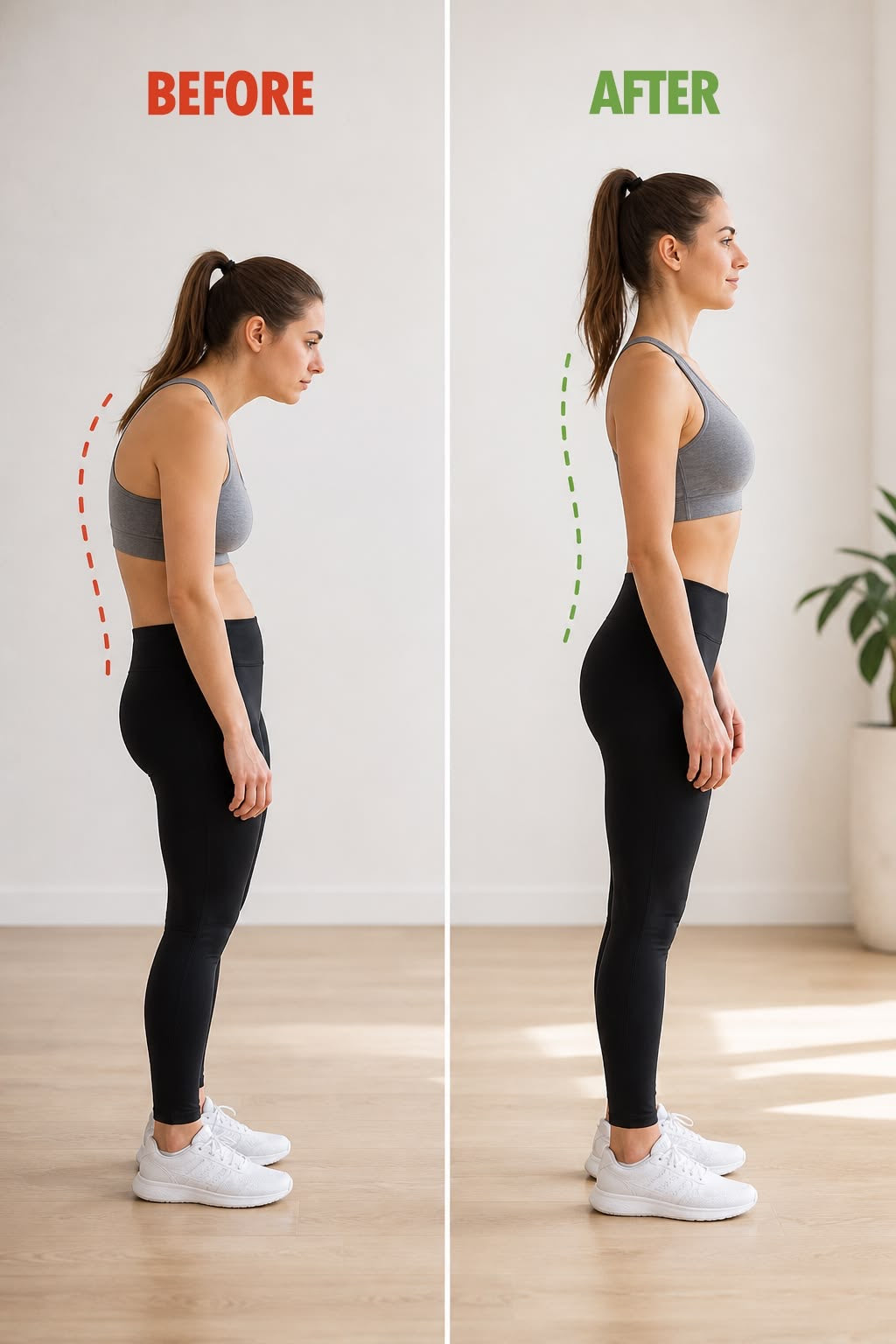 Improve your posture, reduce back, neck, and shoulder pain, and stand taller with confidence. Designed for all-day comfort, this smart posture corrector gently trains your body into proper alignment while supporting your daily activities.